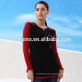 100% cashmere woman's crewneck winter sweater